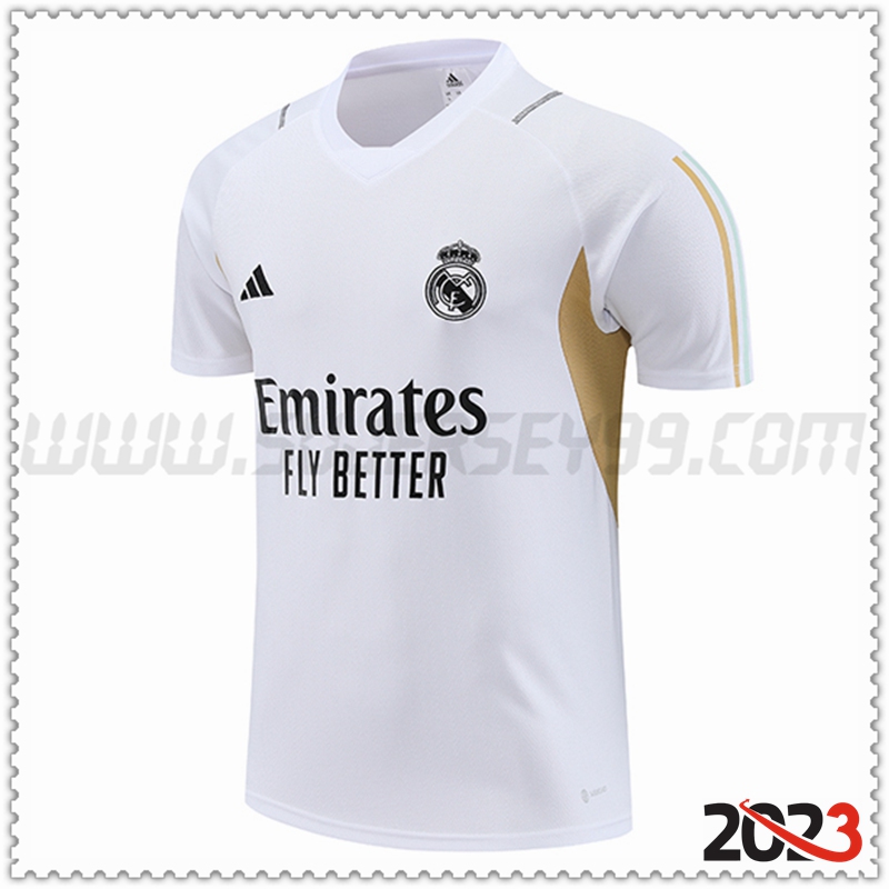 Camiseta Entrenamiento Real Madrid Blanco 2023 2024 -02