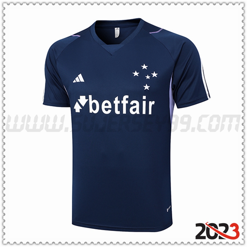 Camiseta Entrenamiento Cruzeiro Azul marino 2023 2024