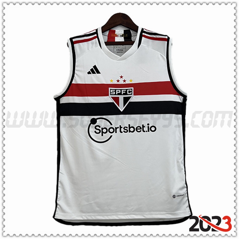 Chalecos De Futbol Sao Paulo FC Blanco 2023 2024