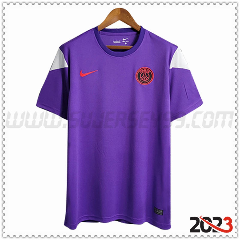 Camiseta Entrenamiento PSG Violeta 2023 2024