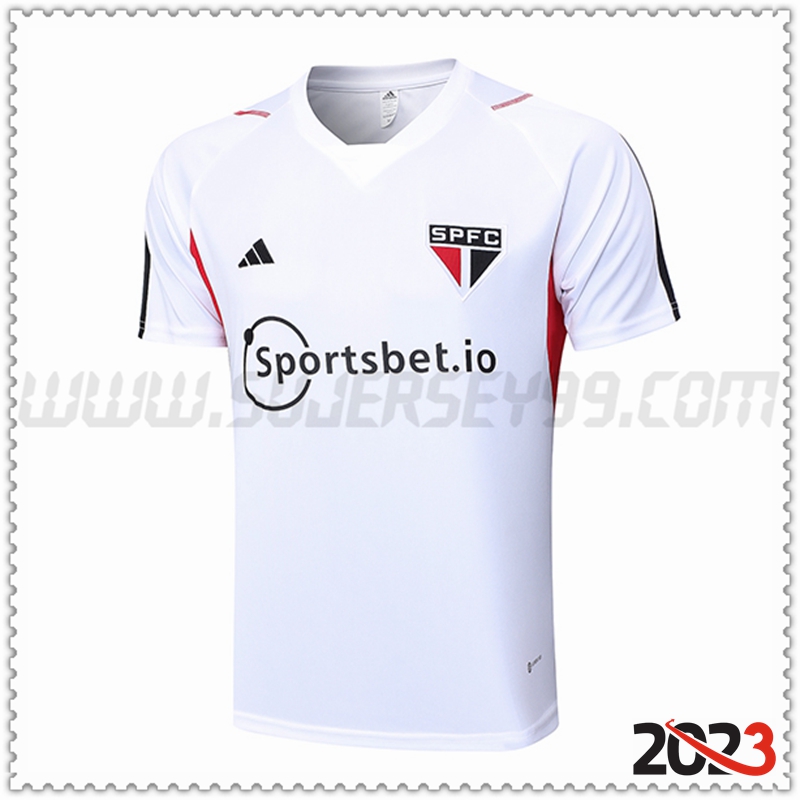 Camiseta Entrenamiento Sao Paulo FC Blanco 2023 2024