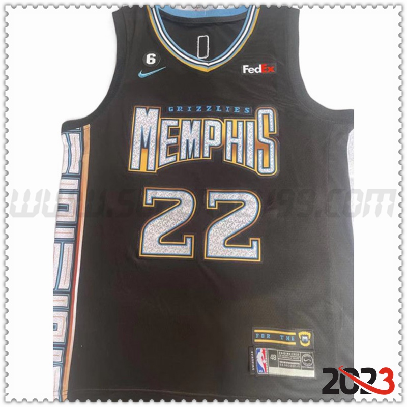 Camisetas Memphis Grizzlies (BANE #22) 2023/24 Negro