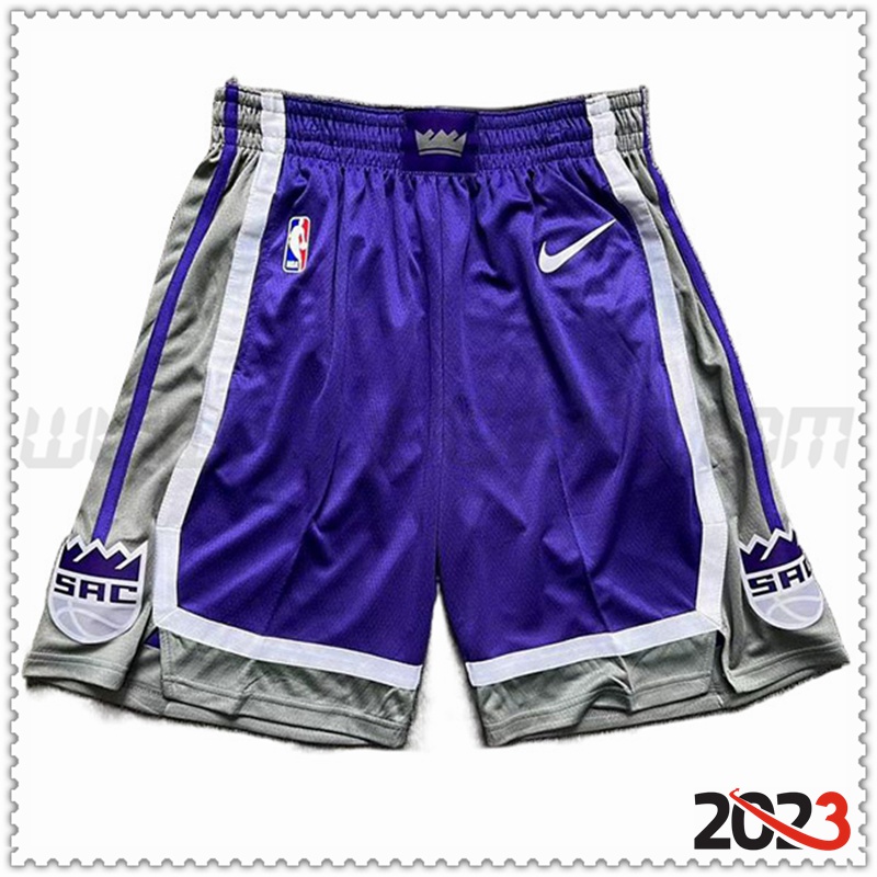 Cortos NBA Sacramento Kings Violeta