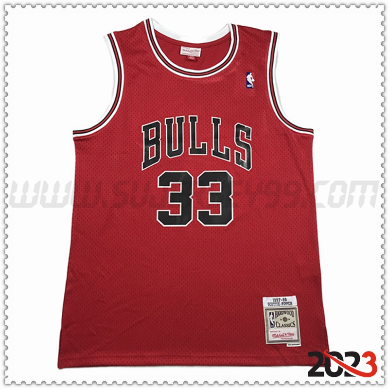 Camisetas Chicago Bulls (PIPPEN #33) 2023/24 Rojo