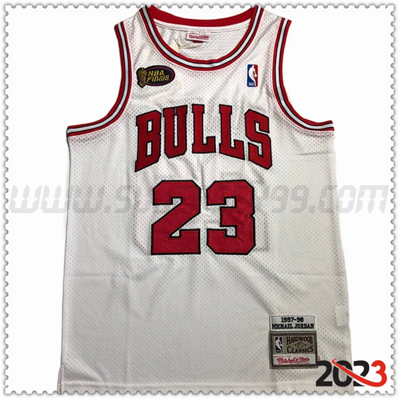 Camisetas Chicago Bulls (JORDAN #23) 2023/24 Blanco