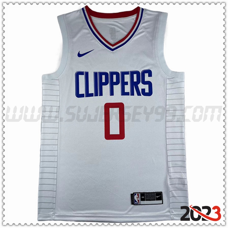 Camisetas Los Angeles Clippers (WESTBROOK #0) 2023/24 Blanco