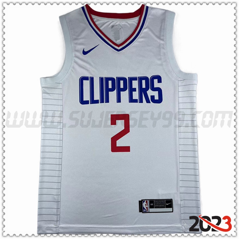 Camisetas Los Angeles Clippers (LEONARO #2) 2023/24 Blanco