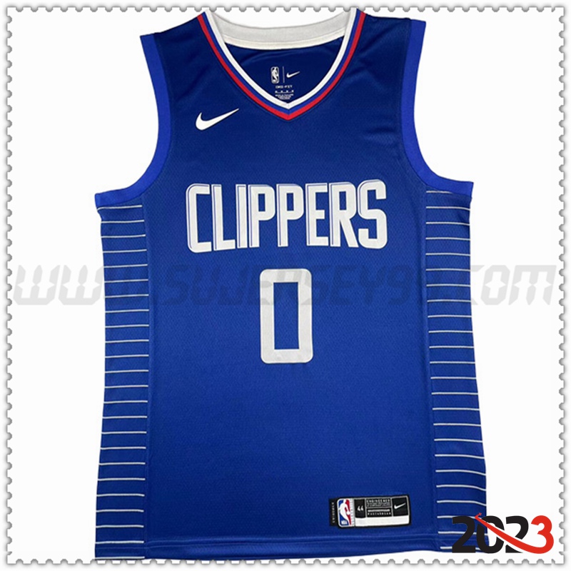 Camisetas Los Angeles Clippers (WESTBROOK #0) 2023/24 Azul