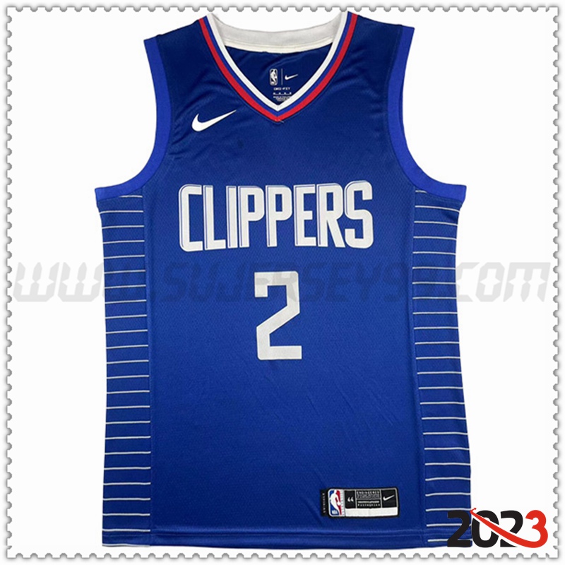 Camisetas Los Angeles Clippers (LEONARO #2) 2023/24 Azul