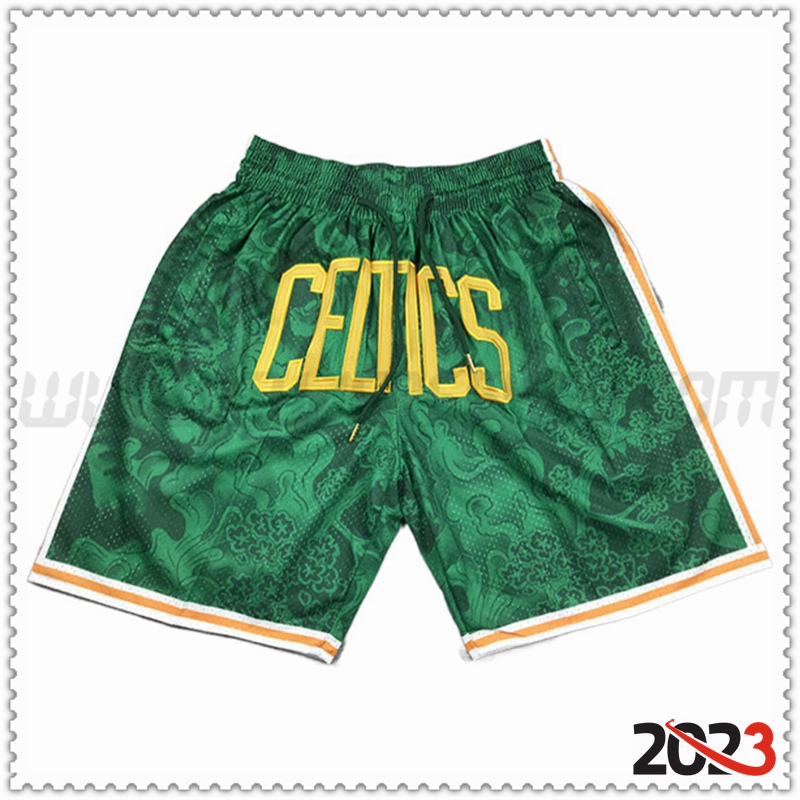 Cortos NBA Boston Celtics Verde -02