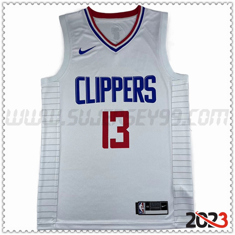 Camisetas Los Angeles Clippers (GEORGE #13) 2023/24 Blanco