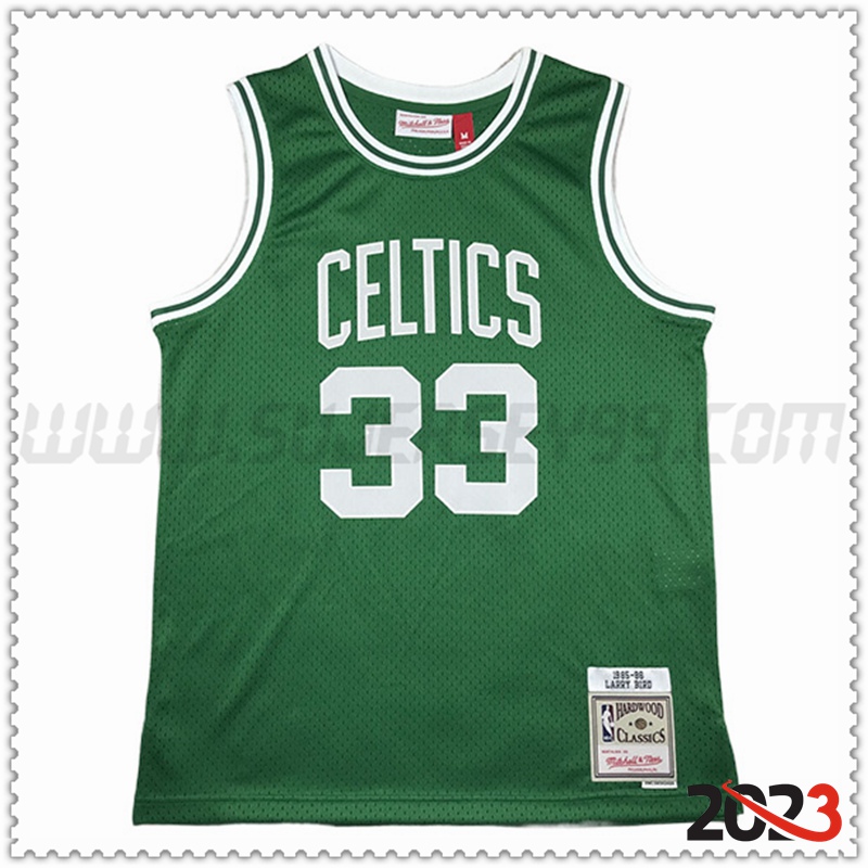 Camisetas Boston Celtics (BIRD #33) 2023/24 Verde