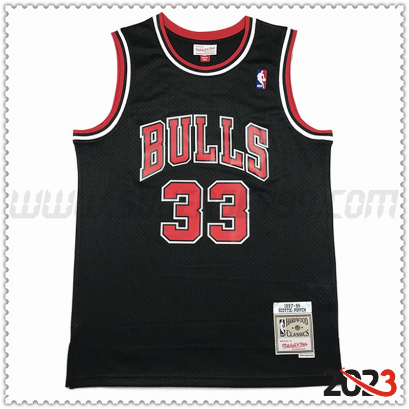 Camisetas Chicago Bulls (PIPPEN #33) 2023/24 Negro