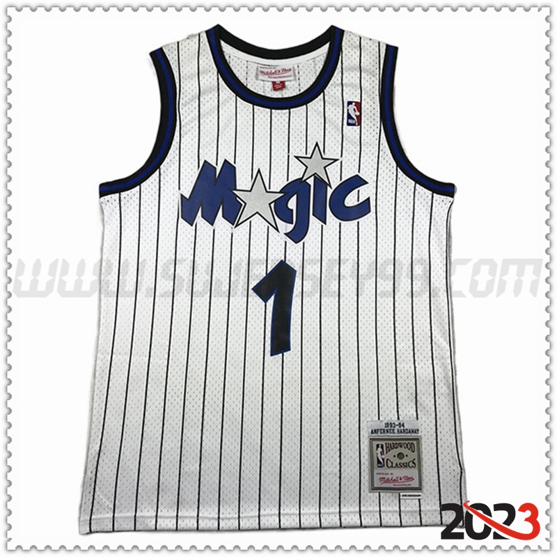 Camisetas Orlando Magic (HARDAWAY #1) 2023/24 Blanco