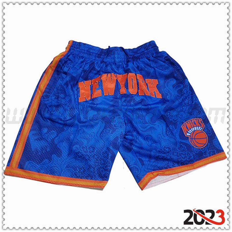 Cortos NBA New York Knicks Azul