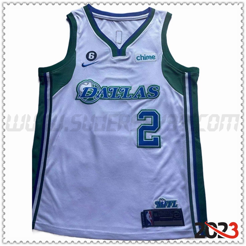 Camisetas Dallas Mavericks (IRVING #2) 2023/24 Blanco