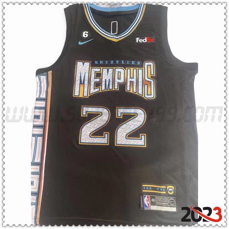 Camisetas Memphis Grizzlies (BANE #22) 2023/24 Negro -03