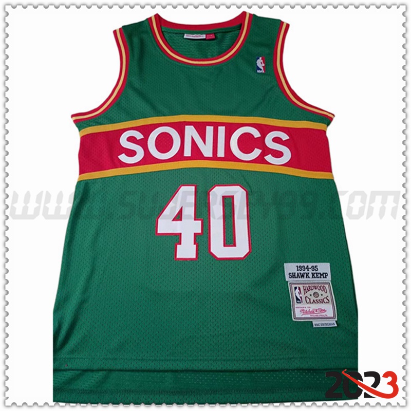 Camisetas Oklahoma City Thunder (KEMP #40) 2023/24 Verde -03