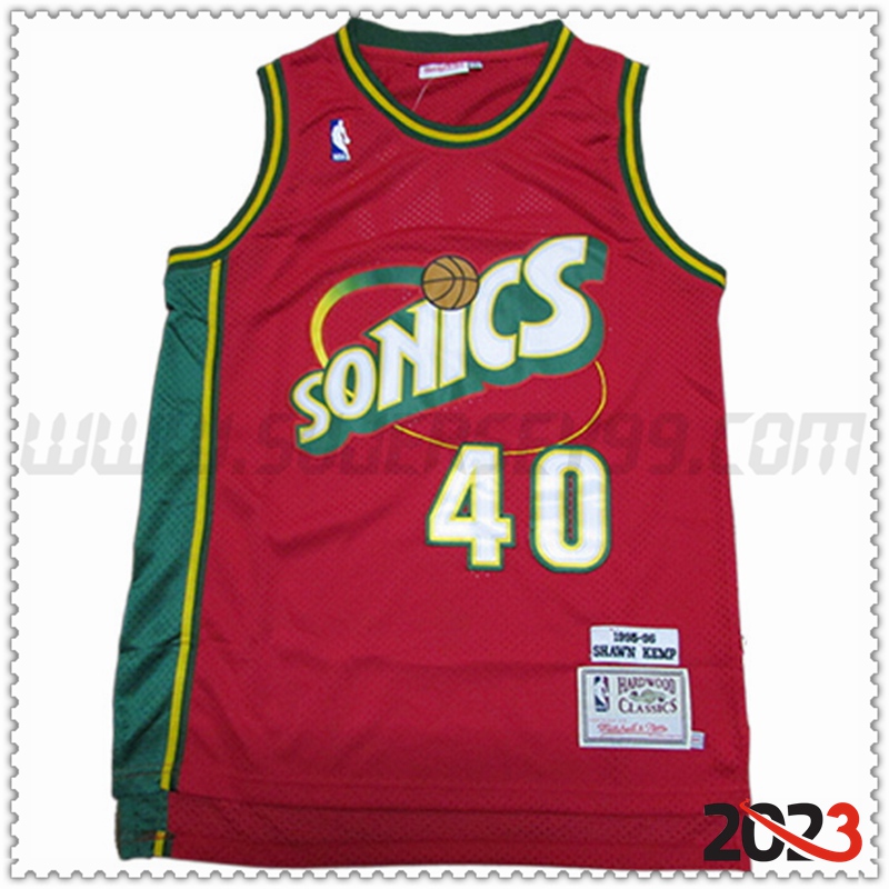 Camisetas Oklahoma City Thunder (KEMP #40) 2023/24 Rojo