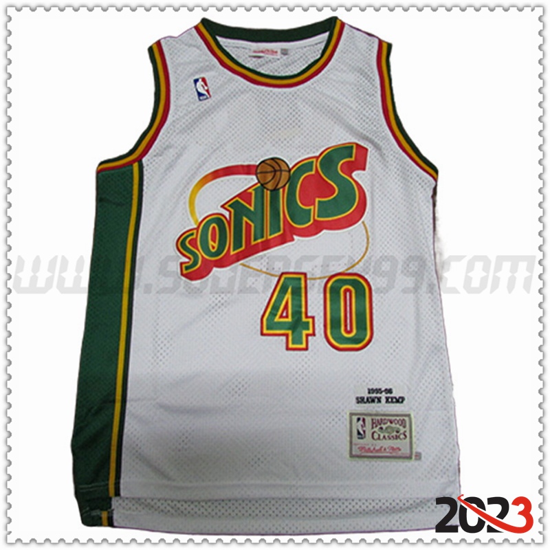 Camisetas Oklahoma City Thunder (KEMP #40) 2023/24 Blanco