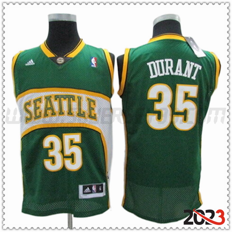 Camisetas Oklahoma City Thunder (DURANT #35) 2023/24 Verde