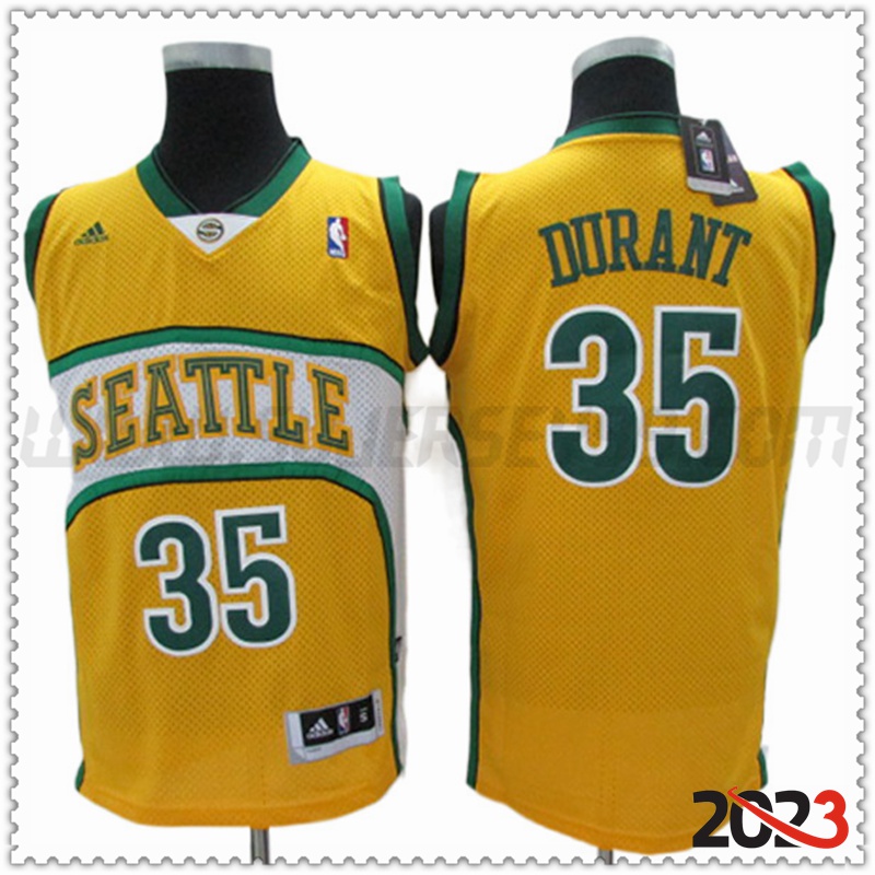 Camisetas Oklahoma City Thunder (DURANT #35) 2023/24 Amarillo