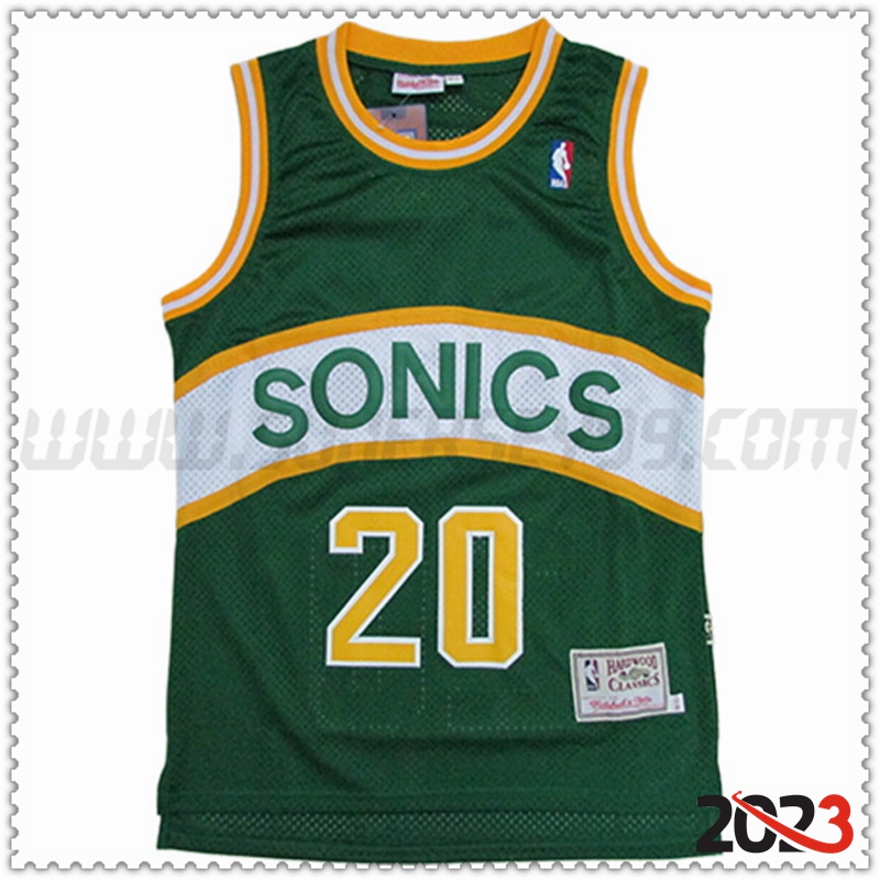 Camisetas Oklahoma City Thunder (PAYTON #20) 2023/24 Verde