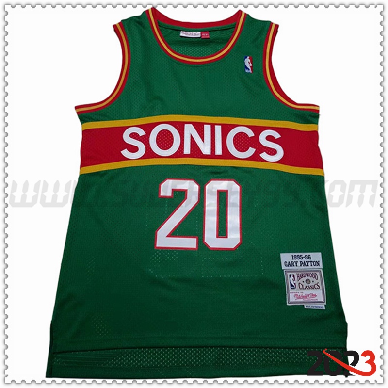 Camisetas Oklahoma City Thunder (PAYTON #20) 2023/24 Verde -02