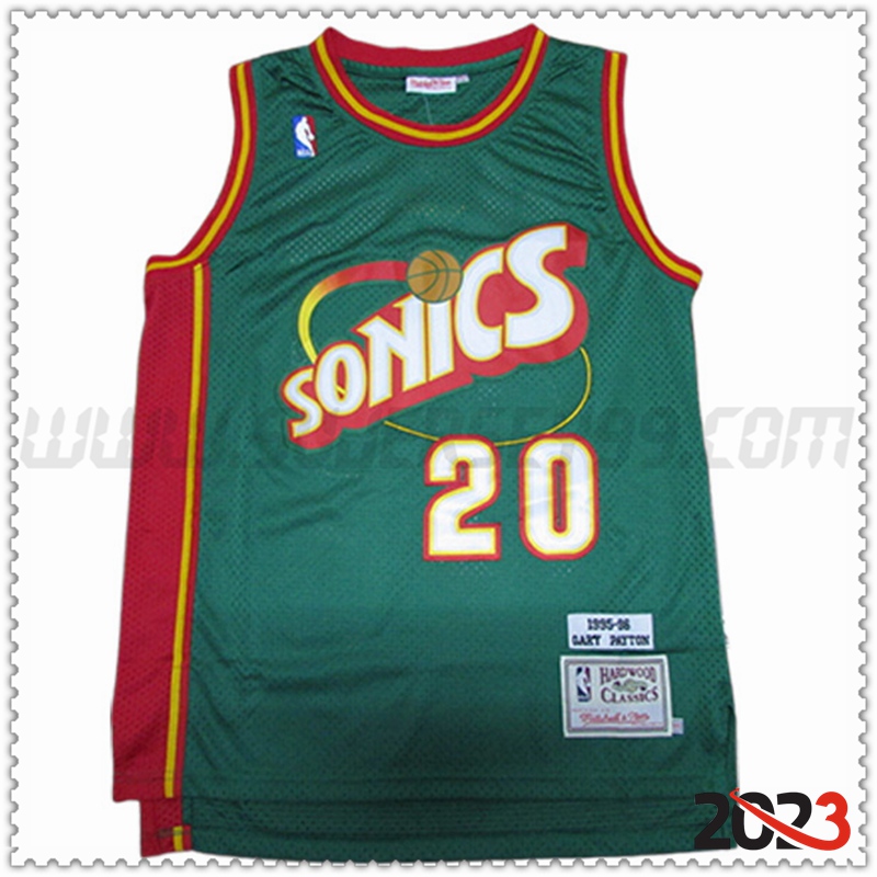 Camisetas Oklahoma City Thunder (PAYTON #20) 2023/24 Verde -03