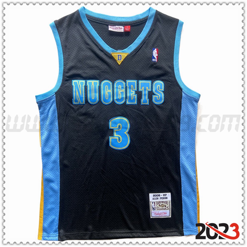 Camisetas Denver Nuggets (IVERSON #3) 2023/24 Negro