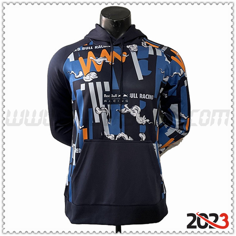 Sudadera Capucha F1 RedBull Racing Team Negro 2023 -02