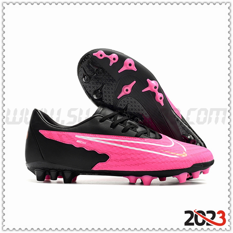 Nike Botas De Fútbol Phantom GX Academy AG Negro/Rosa