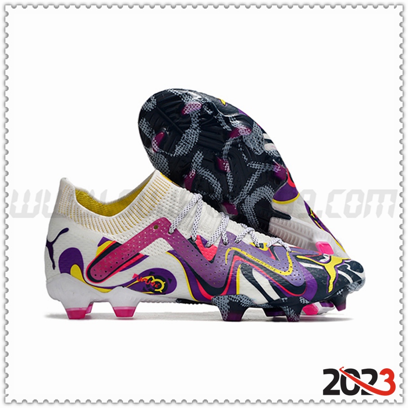 Nike Botas De Fútbol Future Ultimate FG Blanco/Violeta