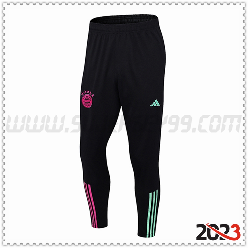 Pantalones Entrenamiento Bayern Munich Negro 2023 2024 -02