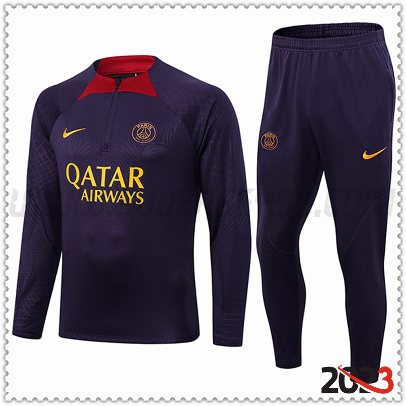 Chandal Futbol PSG Violeta 2023 2024