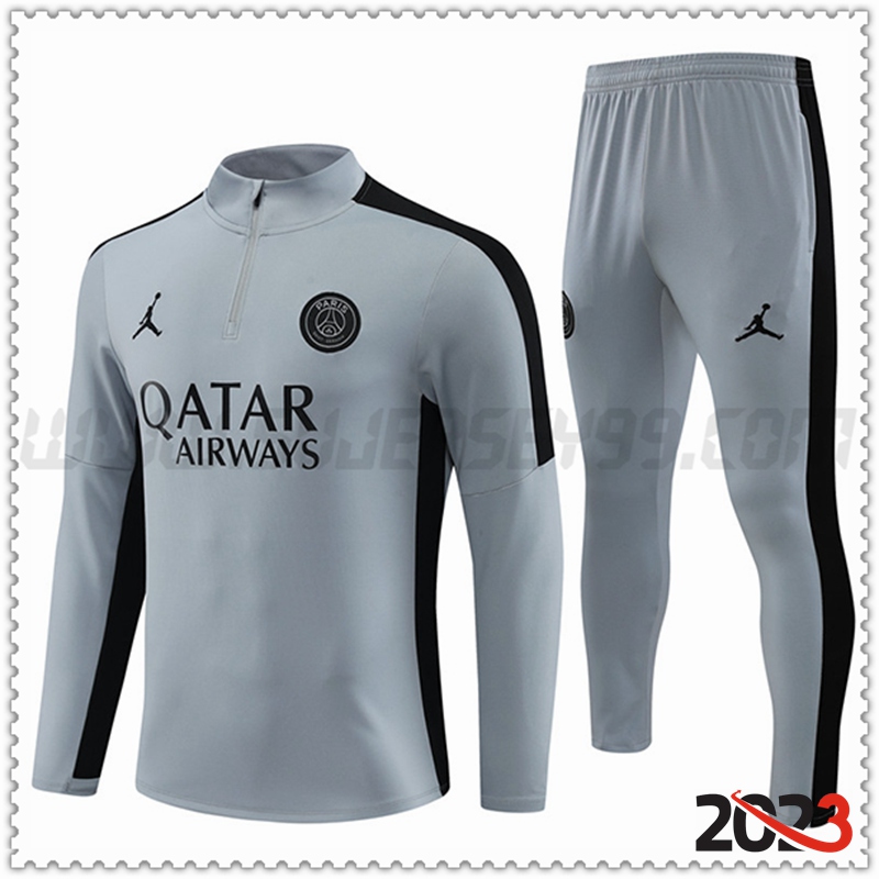 Chandal Futbol Jordan PSG Gris 2023 2024