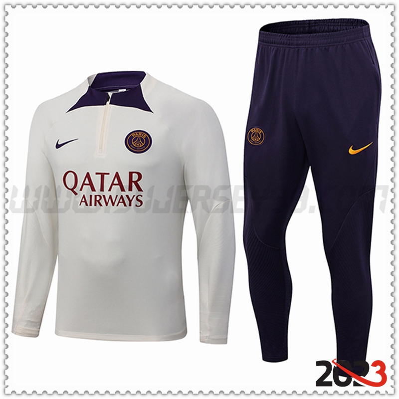 Chandal Futbol PSG Blanco 2023 2024 -02