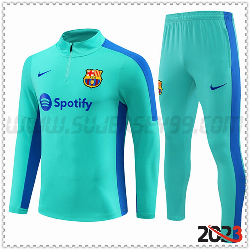 Chandal Futbol FC Barcellona Verde 2023 2024 -02