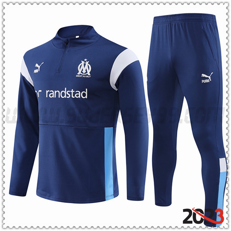 Chandal Futbol Marsella Azul Claro 2023 2024 -02