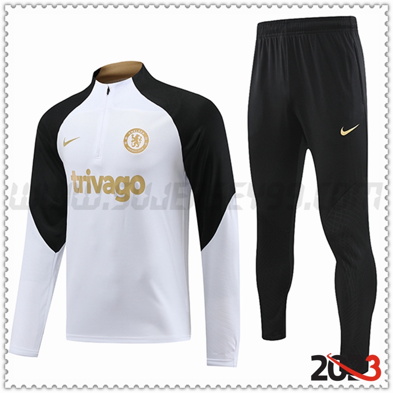 Chandal Futbol FC Chelsea Blanco 2023 2024