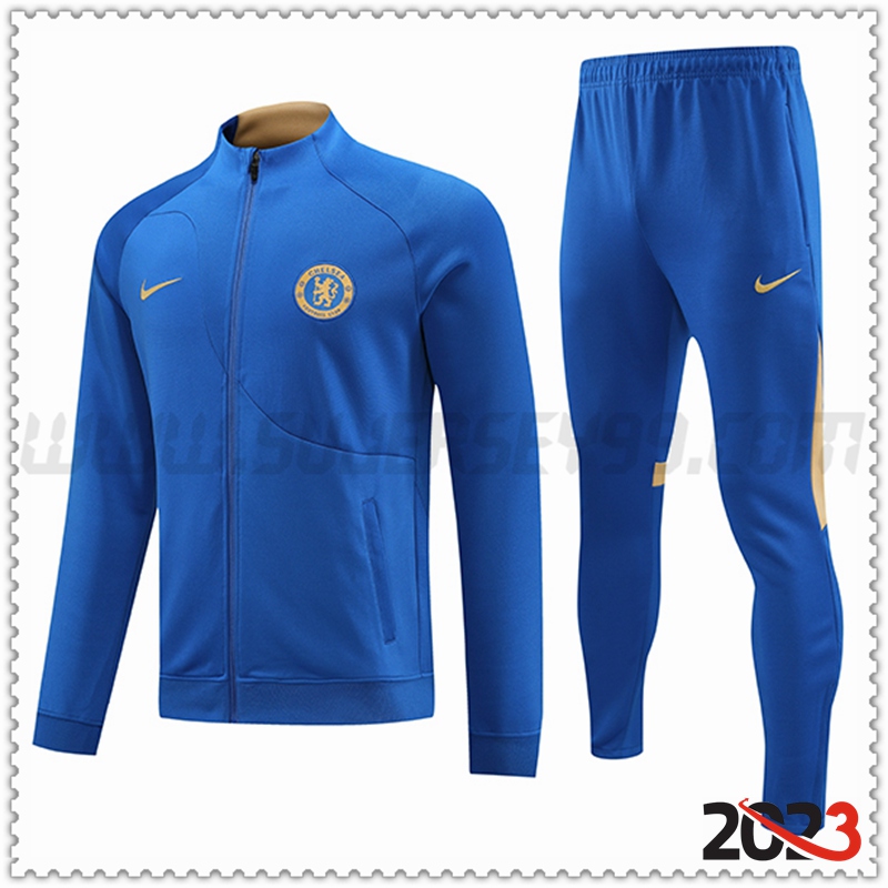 Chaqueta Chandal Futbol FC Chelsea Azul 2023 2024