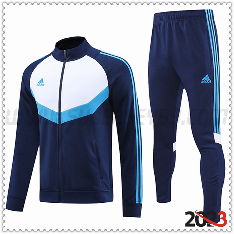 Chaqueta Chandal Futbol Adidas Azul marino 2023 2024