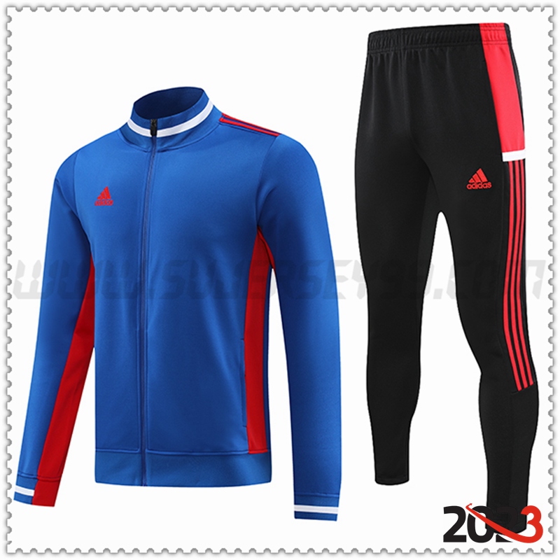 Chaqueta Chandal Futbol Adidas Azul 2023 2024