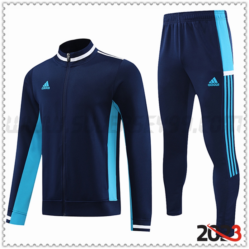 Chaqueta Chandal Futbol Adidas Azul marino 2023 2024 -02