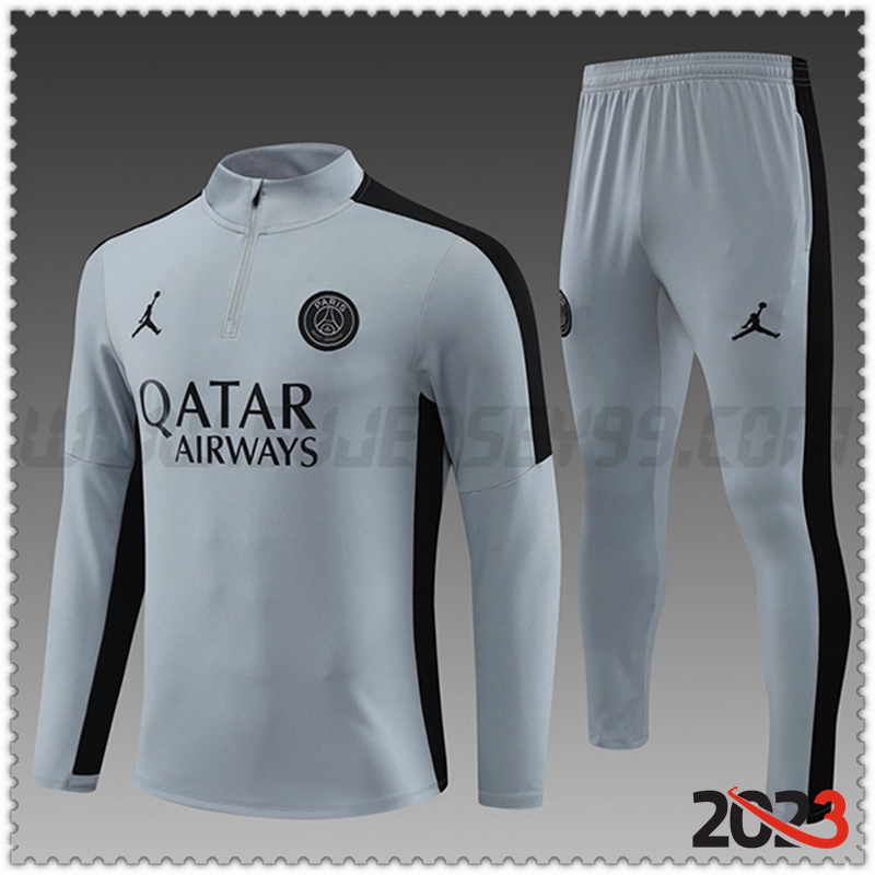 Chandal Futbol Jordan PSG Ninos Gris 2023 2024