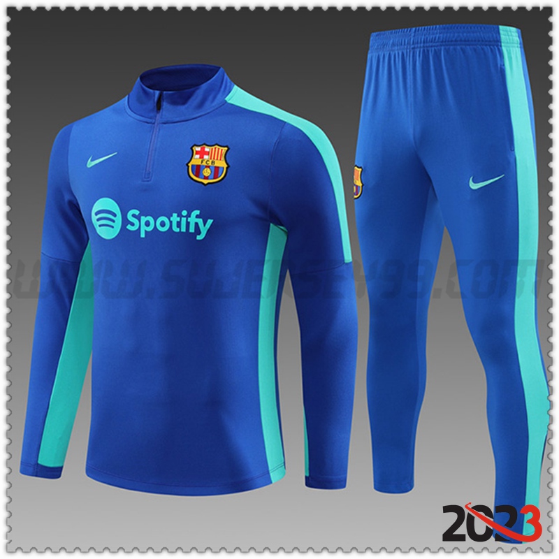 Chandal Futbol FC Barcellona Ninos Azul 2023 2024 -02