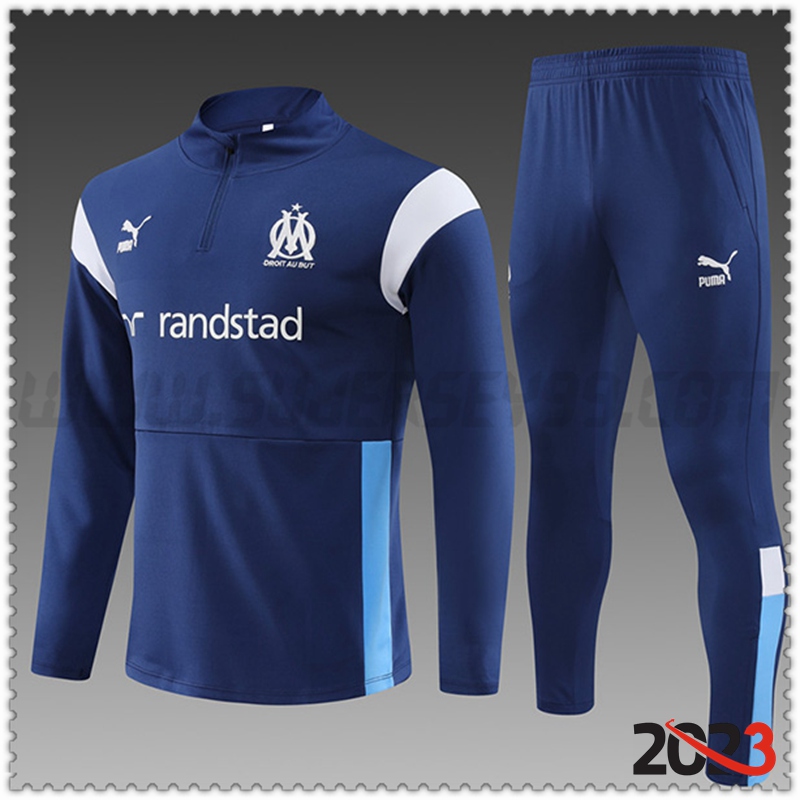 Chandal Futbol Marsella Ninos Azul Claro 2023 2024 -02