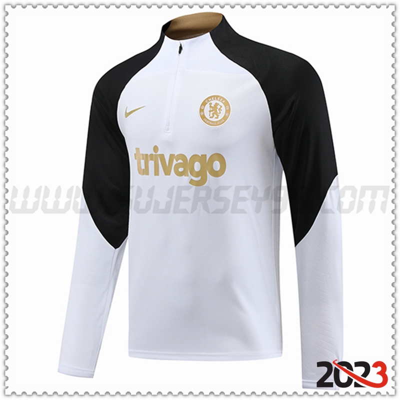 Sudadera Entrenamiento FC Chelsea Blanco 2023 2024