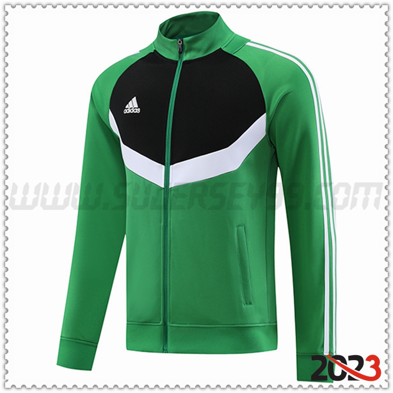 Chaquetas Futbol Adidas Verde/Negro 2023 2024