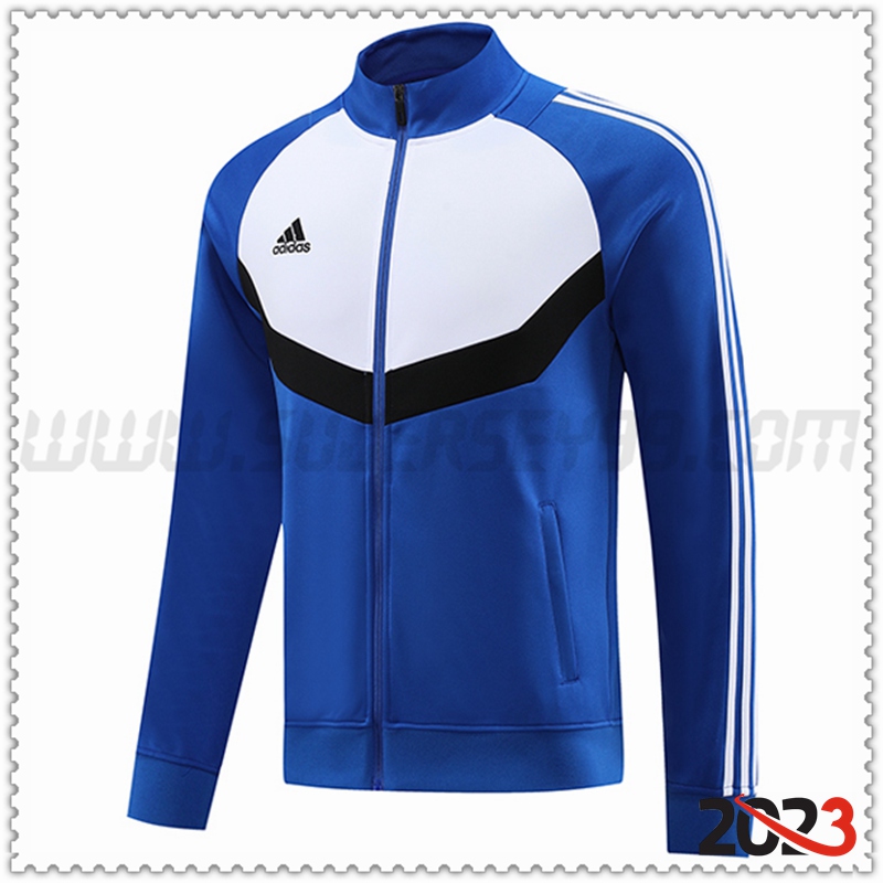 Chaquetas Futbol Adidas Azul/Blanco 2023 2024